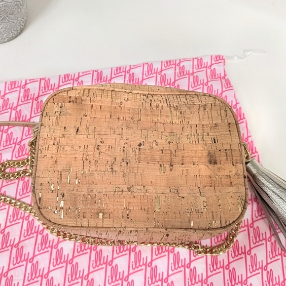 NWT Lilly Pulitzer Cork Dessa Crossbody Bag - Picture 3 of 7